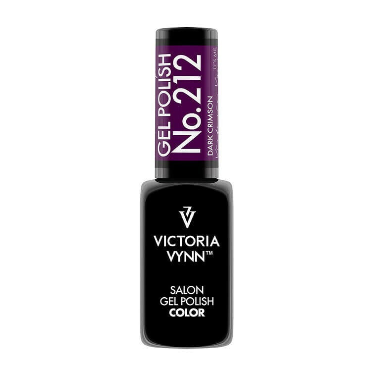 Gel Polish 212 Dark Crimson 8ml