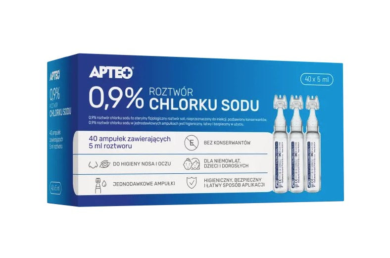 Sól Fizjologiczna Ampułki 10szt