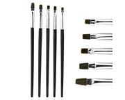 Zestaw Pędzelków One Stroke 5 sztuk