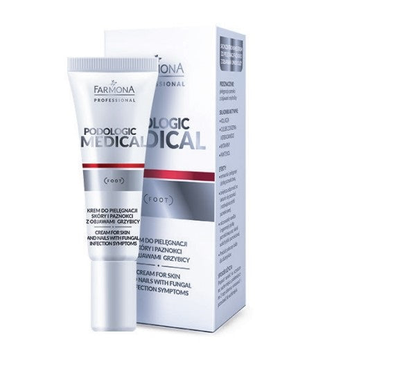Farmona Podologic Medical Krem Do Pielęgnacji Skóry i Paznokci z Objawami Grzybicy 15ml