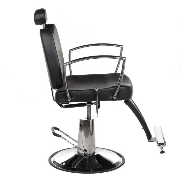 Fotel barberski HOMER II BH-31275 Czarny