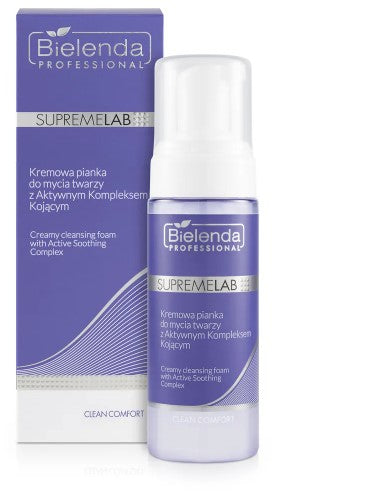 Bielenda Bielenda Supremelab Clean Comfort - Kremowa Pianka Do Mycia Twazy z Aktywnym Kompleksem Kojącym 150ml