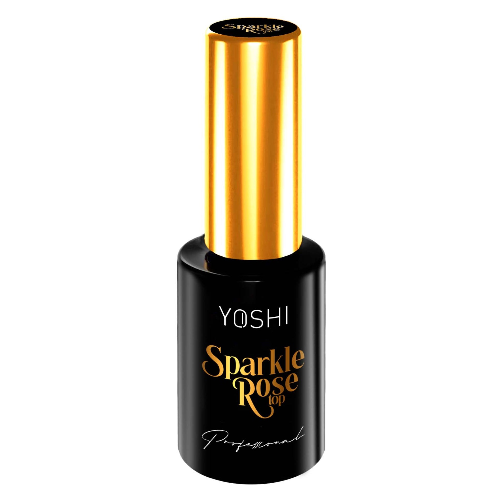 Yoshi - Uv Top Do Lakierów Hybrydowych Sparkle Rose 10ml