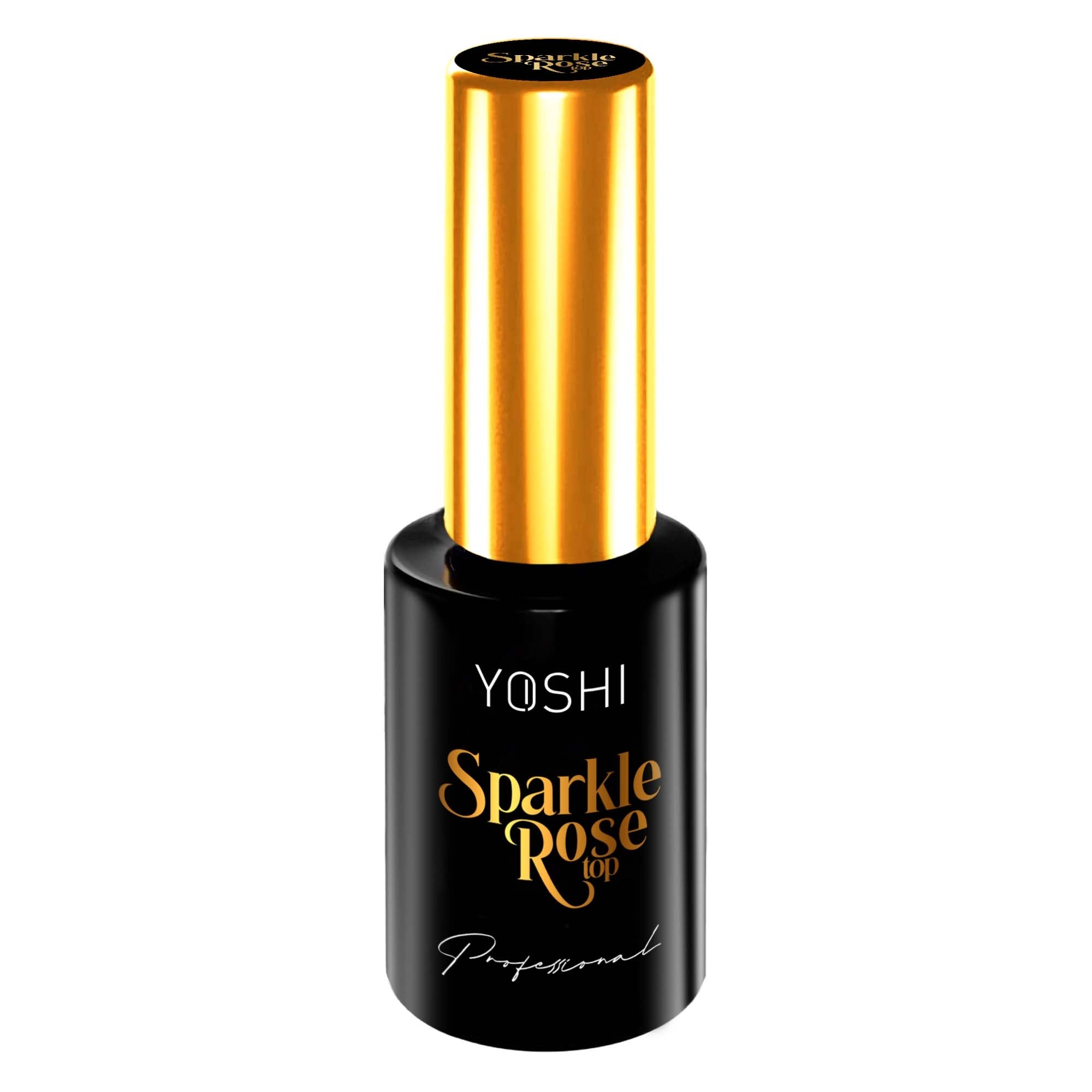 Yoshi - Uv Top Do Lakierów Hybrydowych Sparkle Rose 10ml