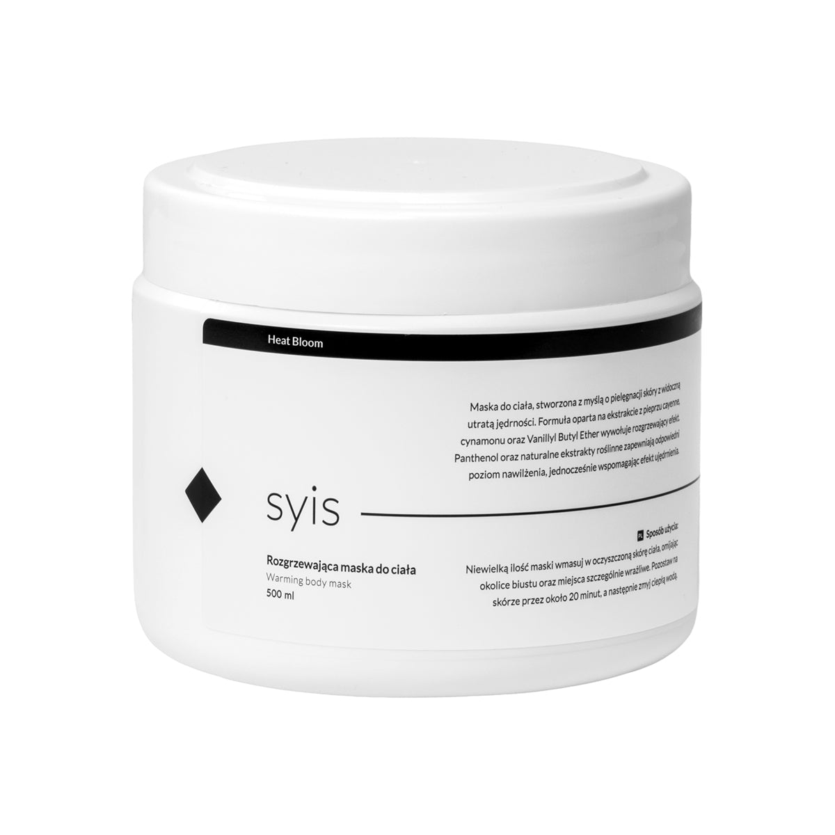 ACTIVESHOP Syis Heat Bloom - Rozgrzewająca Maska do Ciała 500 ml