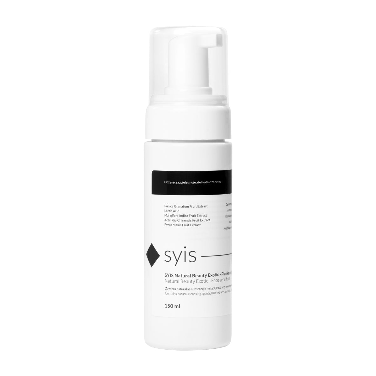 ACTIVESHOP Syis Natural Beauty Exotic pianka myjąca do twarzy 150 ml — Inhaltsstoffe i ocena