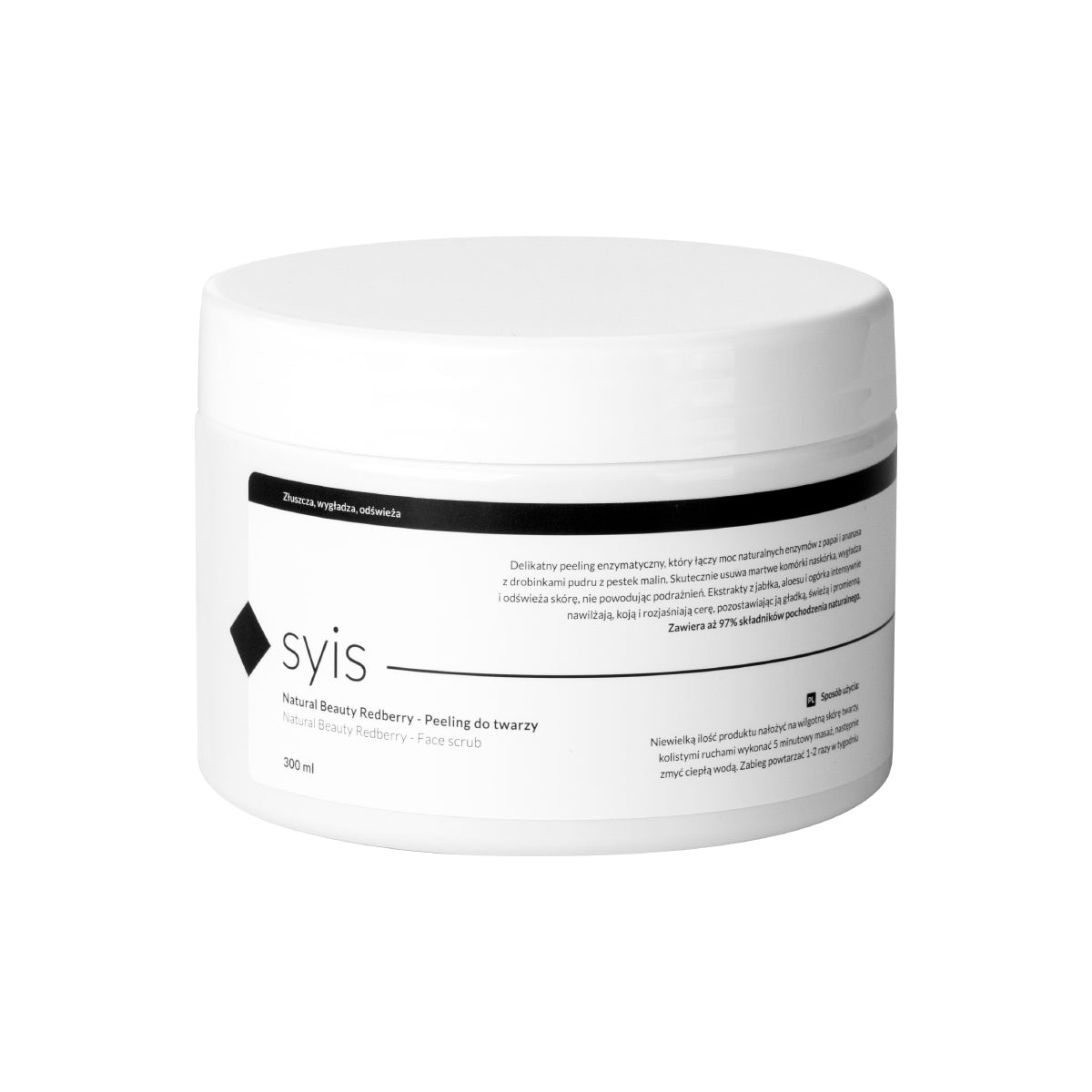 ACTIVESHOP Syis Natural Beauty redberry peeling do twarzy 300 ml — Składniki i ocena