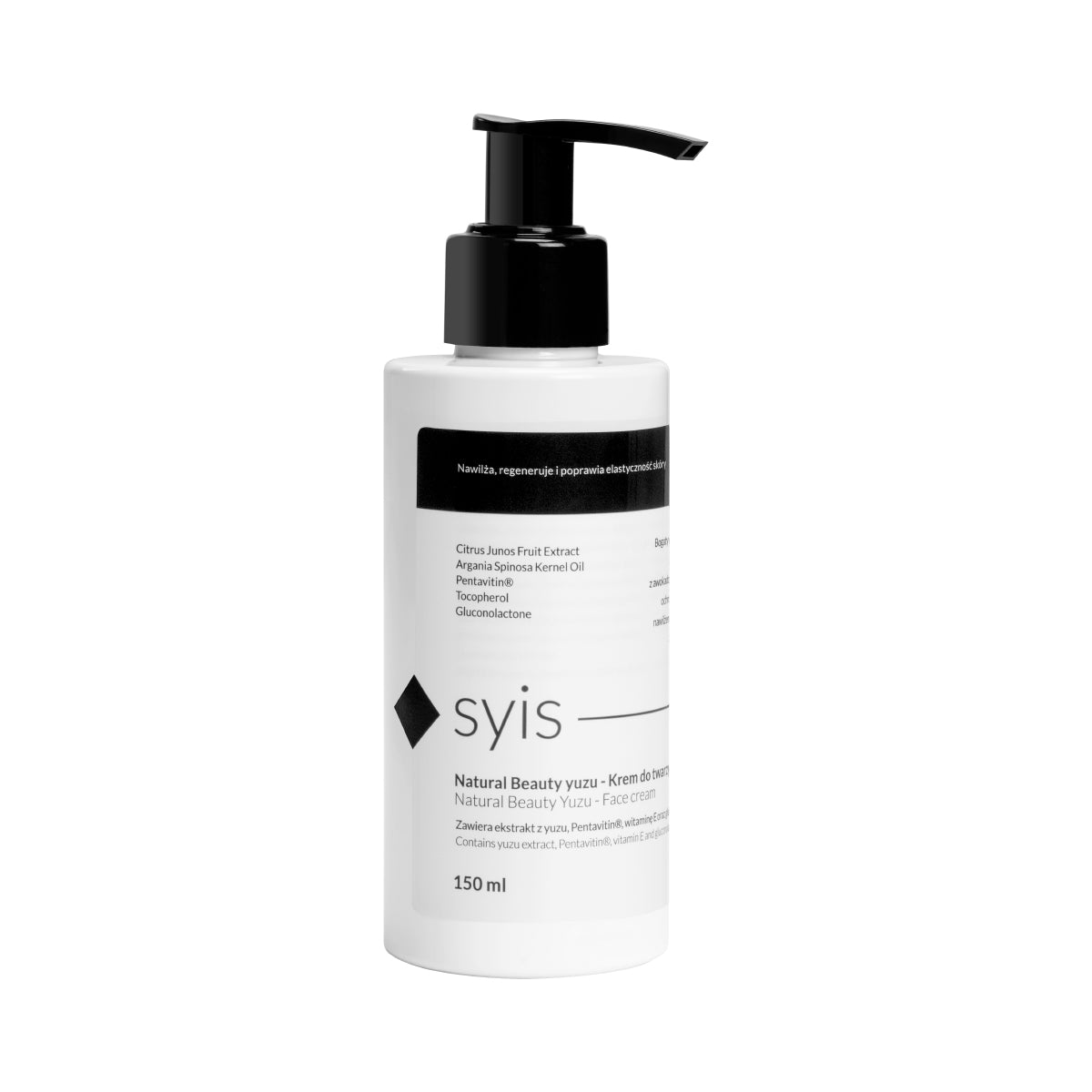 ACTIVESHOP Syis Natural Beauty yuzu krem do twarzy 150 ml — Inhaltsstoffe i ocena