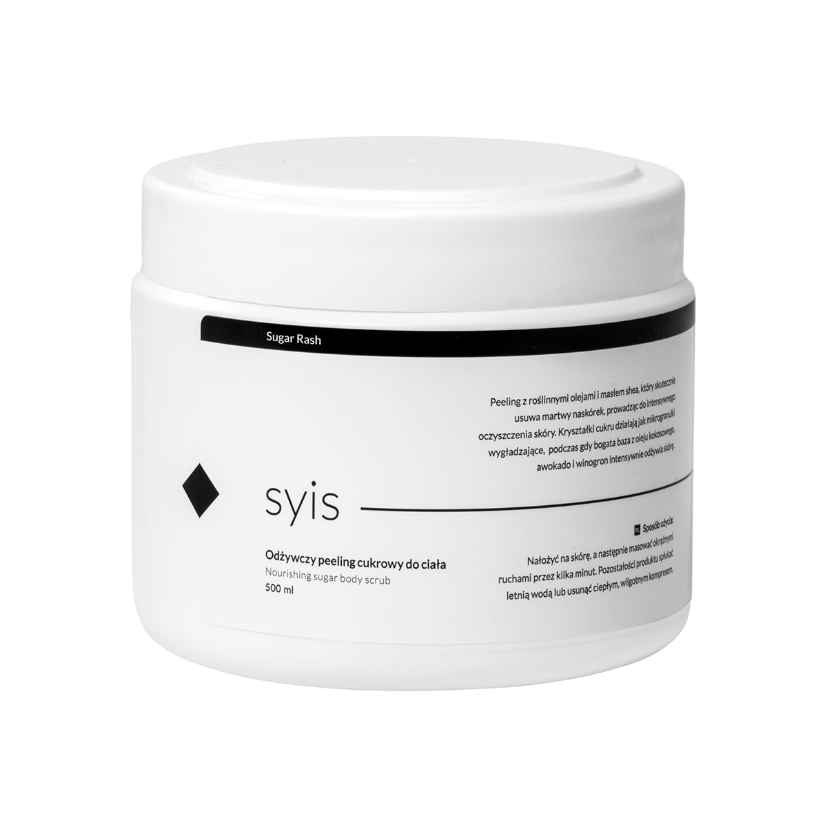 ACTIVESHOP Syis Sugar Rash - Odżywczy Peeling Cukrowy do Ciała 500 ml — Inhaltsstoffe i ocena