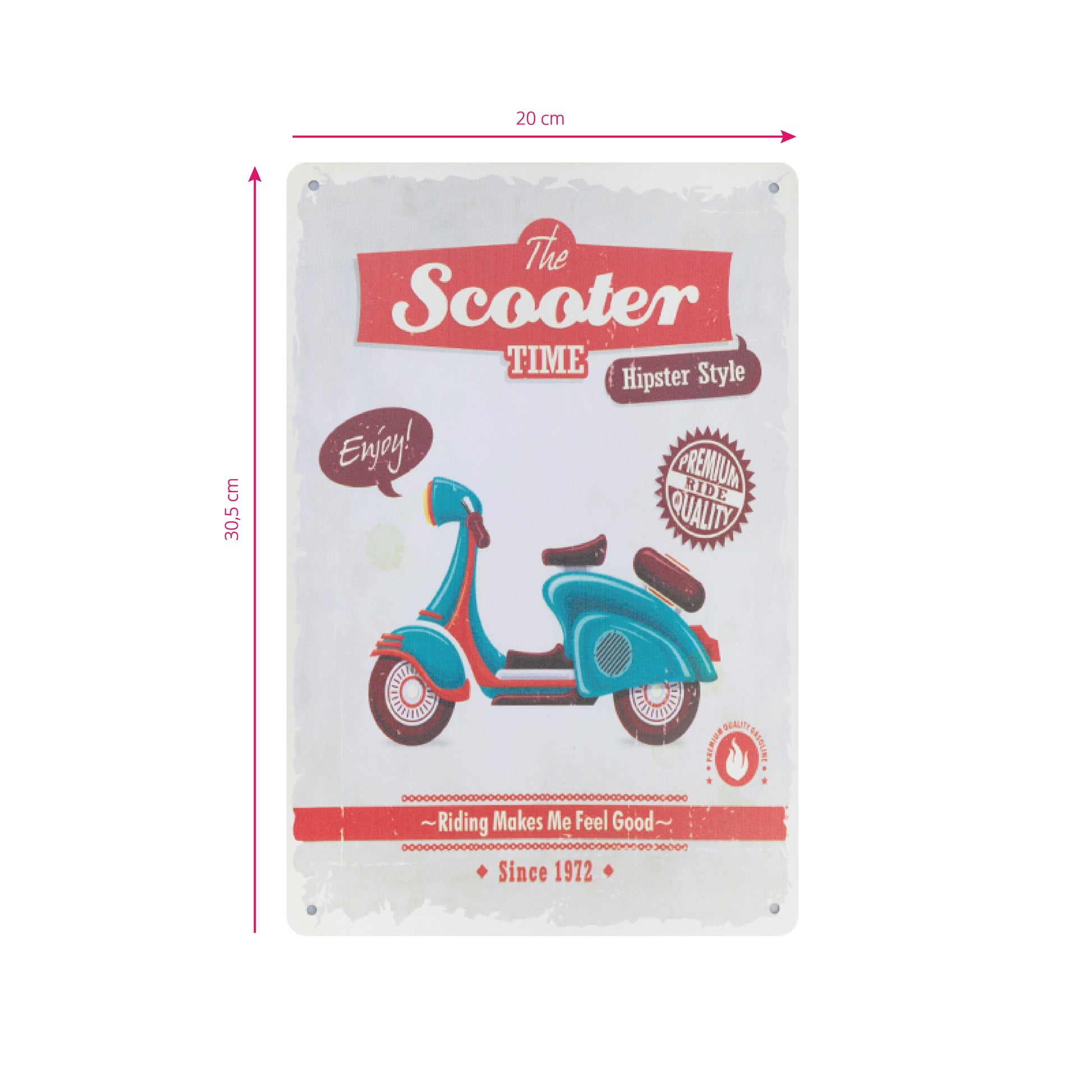 TABLICA OZDOBNA VESPA C006