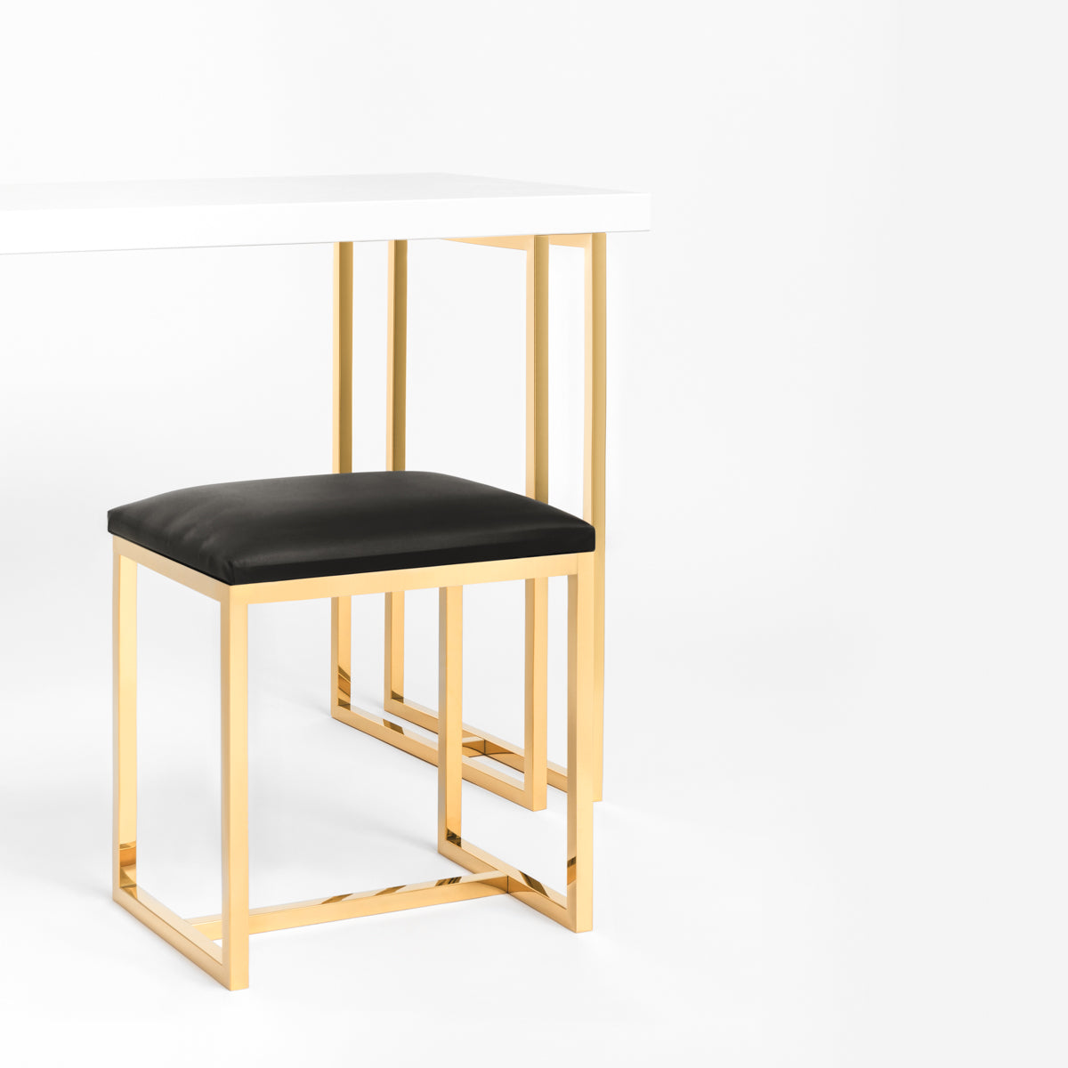 TABORET AGNES BIAŁY