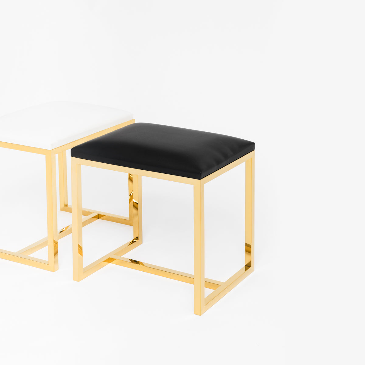TABORET AGNES BIAŁY