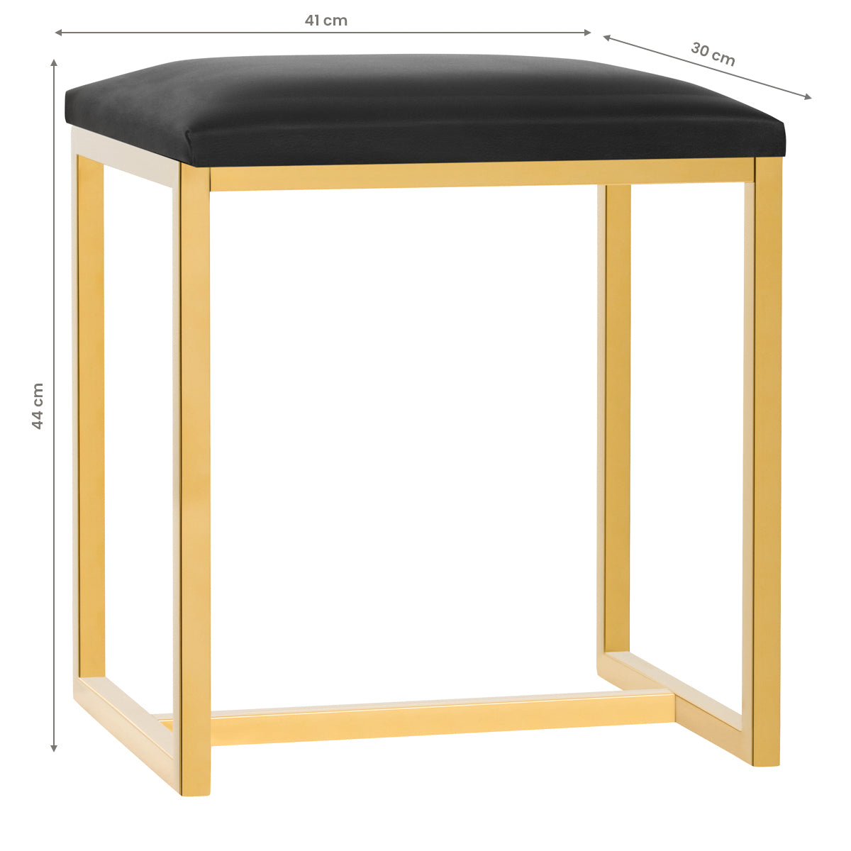 TABORET AGNES CZARNY