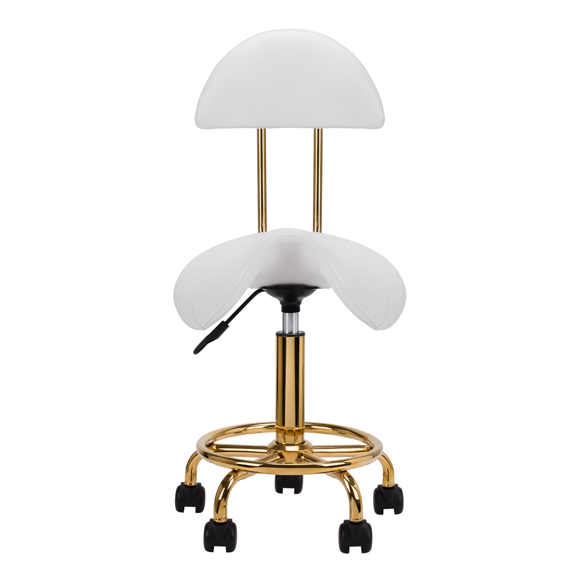 TABORET KOSMETYCZNY 6001G BIAŁY
