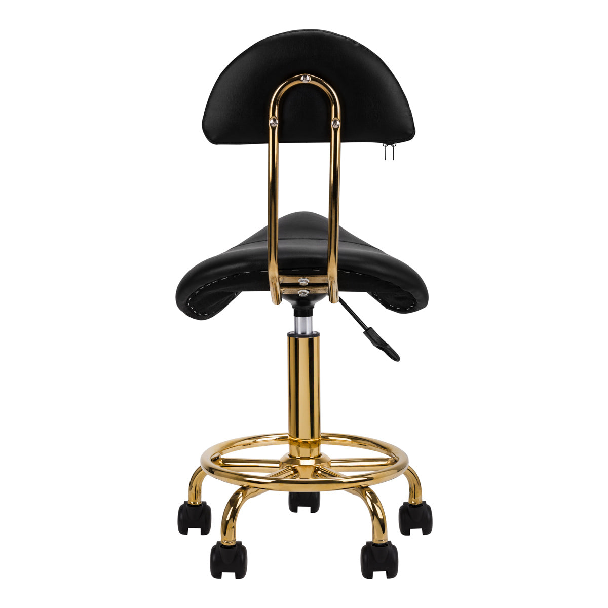 TABORET KOSMETYCZNY 6001G ZŁOTO CZARNY