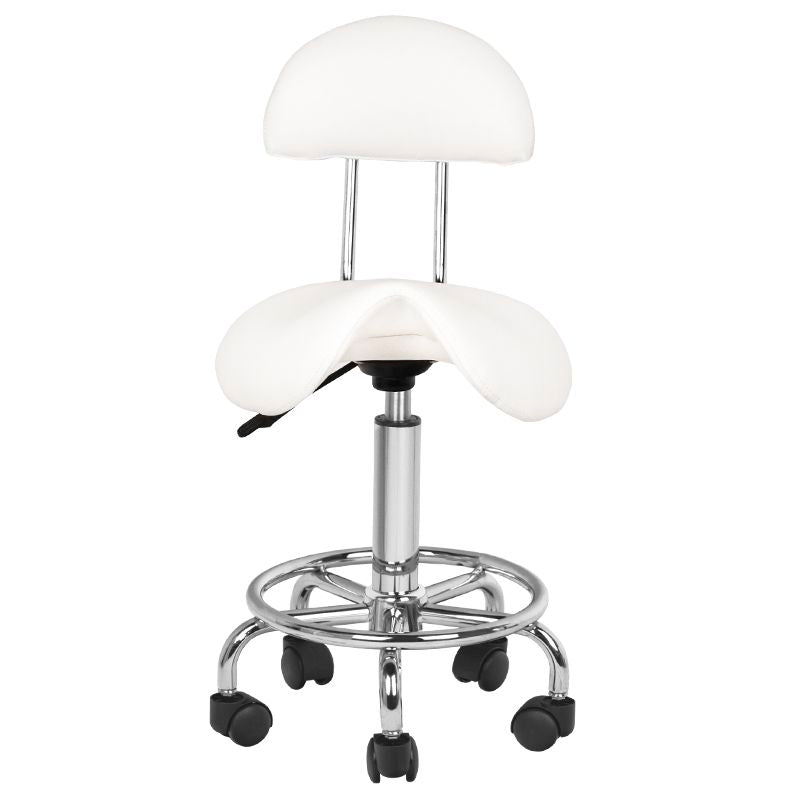 TABORET KOSMETYCZNY 6001 BIAŁY