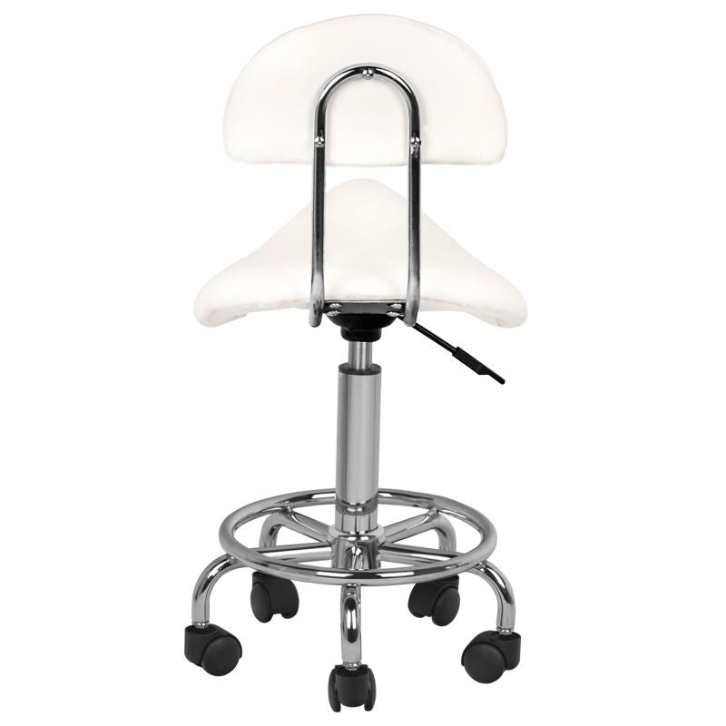 TABORET KOSMETYCZNY 6001 BIAŁY