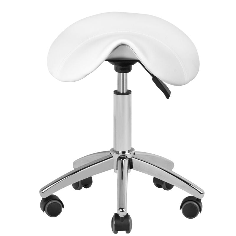 TABORET KOSMETYCZNY AM-302 BIAŁY