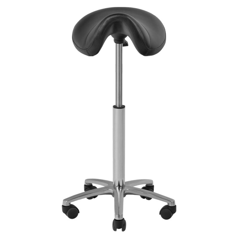 TABORET KOSMETYCZNY-FRYZJERSKI 001B CZARNY WYSOKI