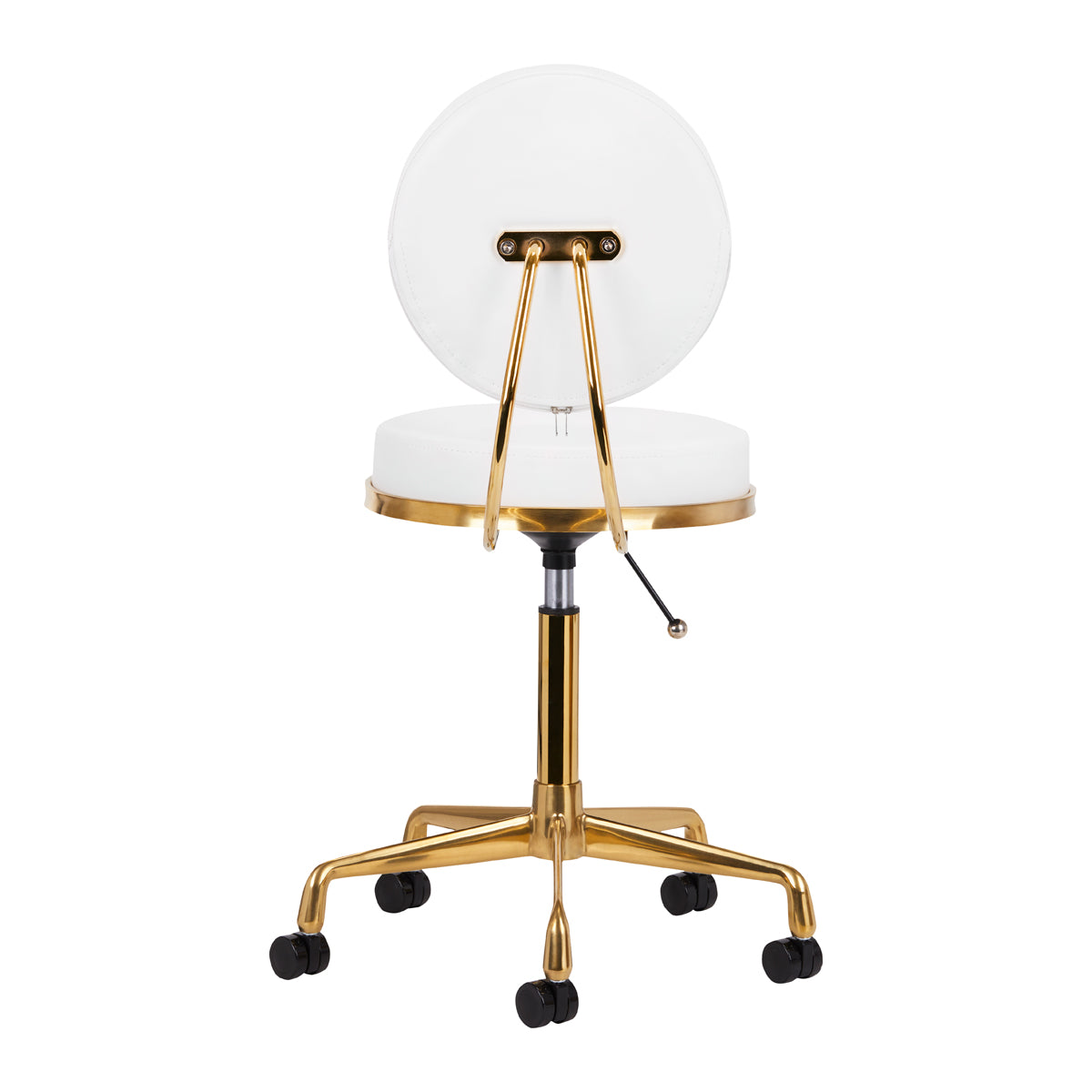 TABORET KOSMETYCZNY H5 ZŁOTO BIAŁY