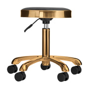 TABORET KOSMETYCZNY M-1640 ZŁOTO CZARNY