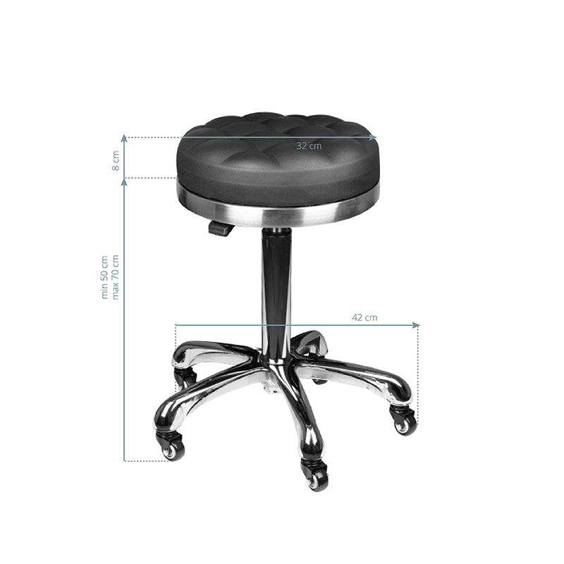 TABORET ZC14 CZARNY