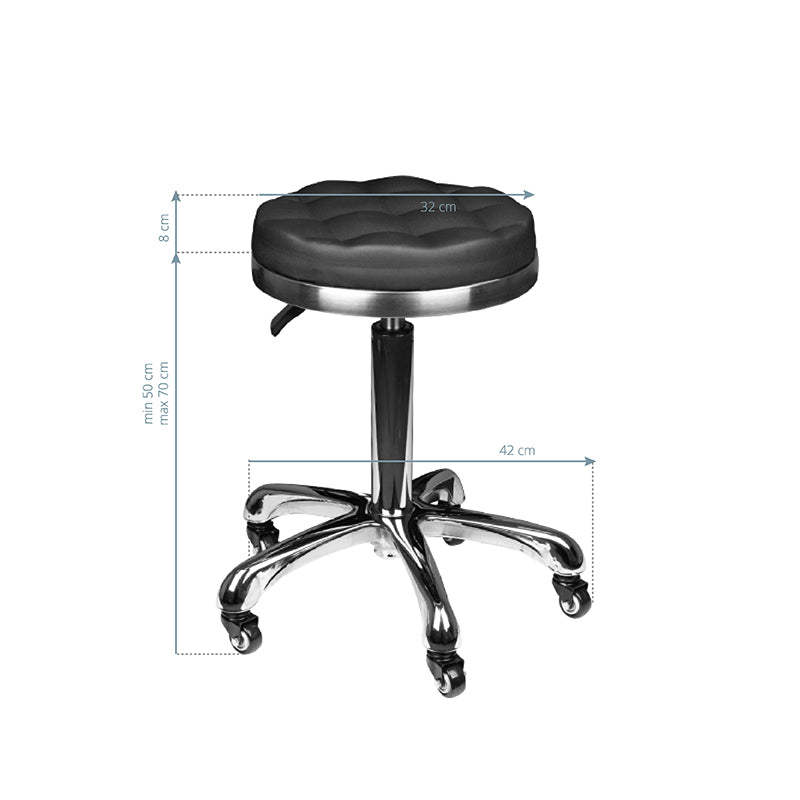 TABORET ZC17 CZARNY