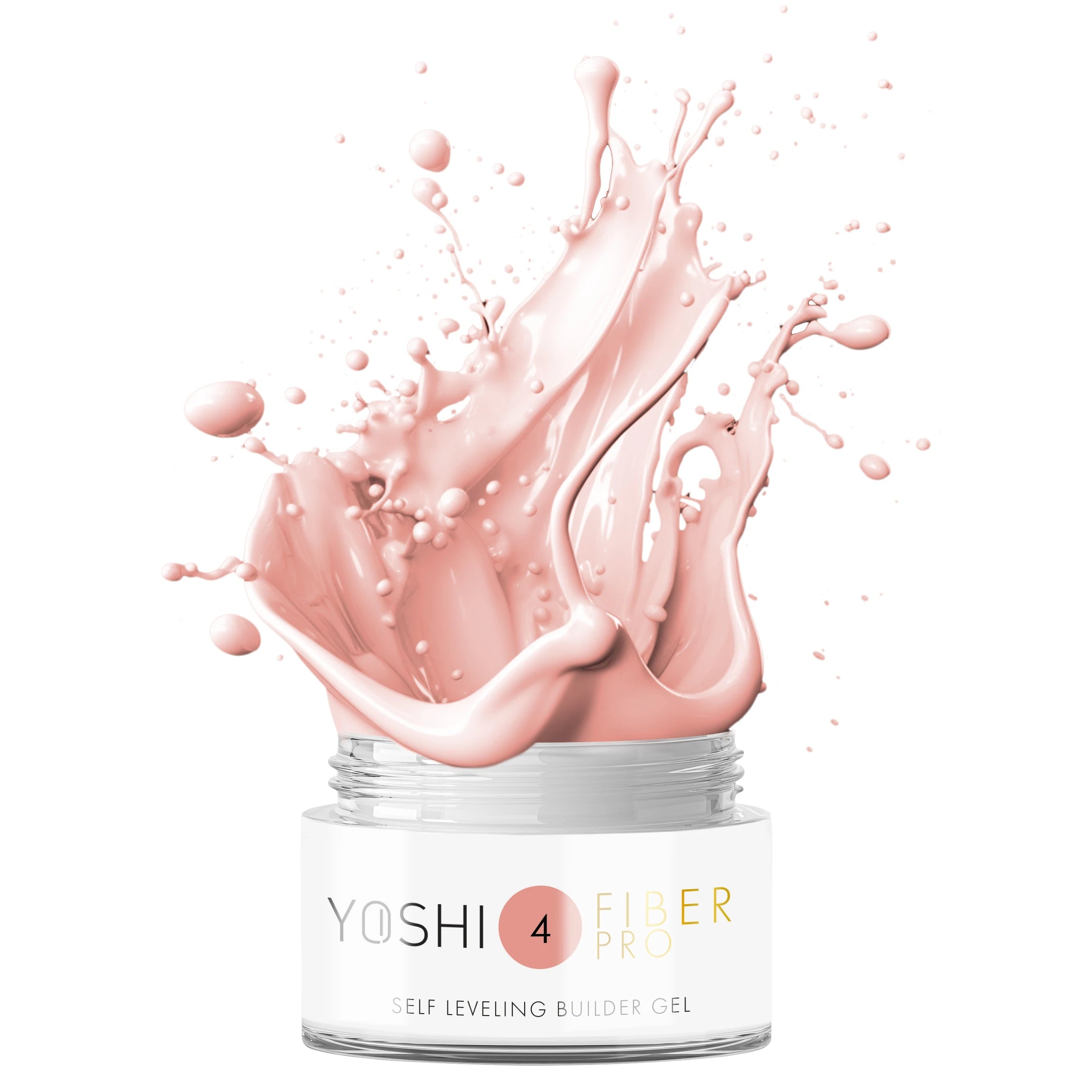 Yoshi - Żel Samopoziomujący Fiber PRO Gel UV LED No 4 15ml