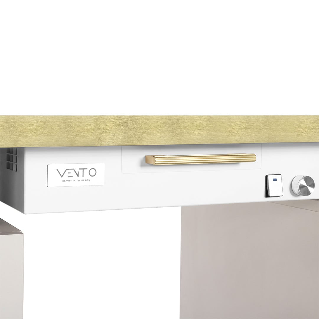 Vento Beauty Biurko Kosmetyczne Bellissimo Legna Z Pochłaniaczem Pyłu Vento Pro Plus