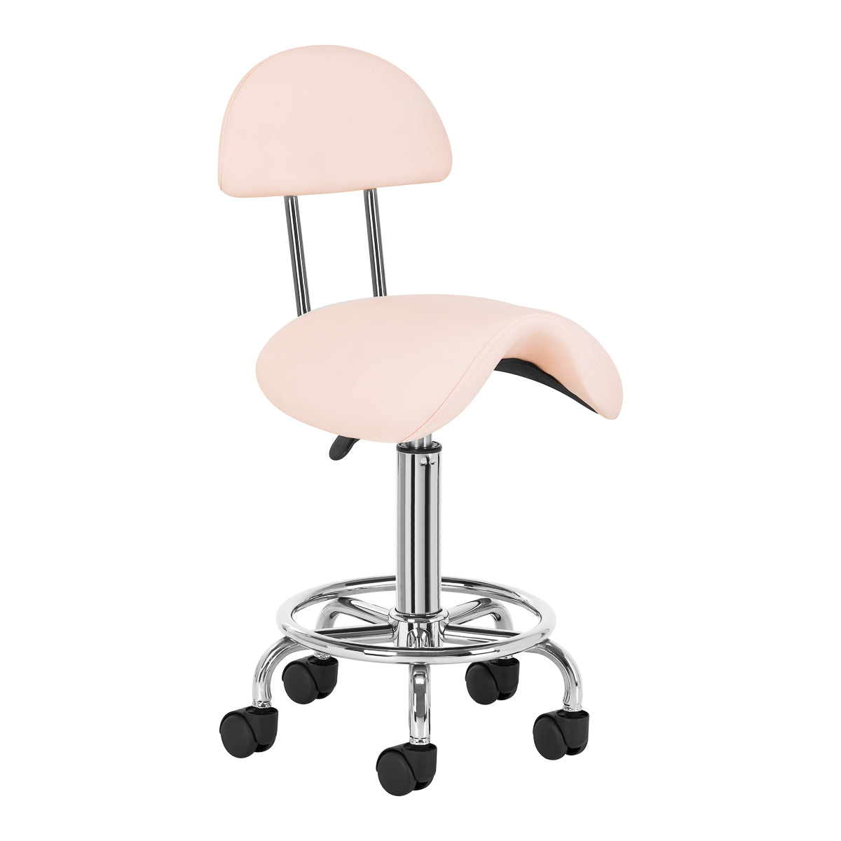 Taboret kosmetyczny 6001 różowy