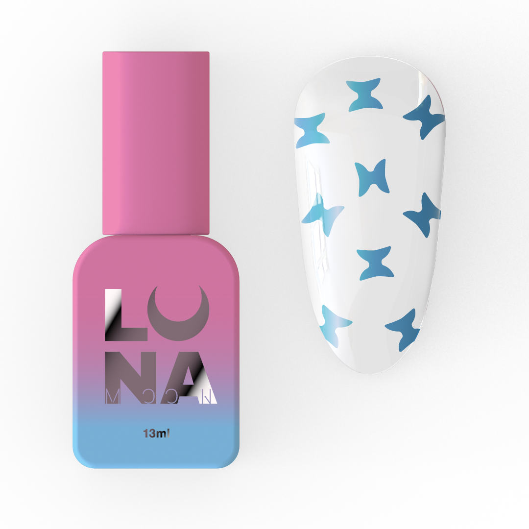 Luna Top Hybrydowy Top Butterfly Blue 13 ml