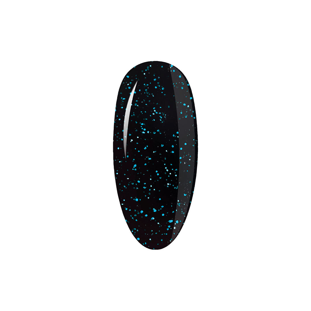 Slowianka - Top Coat No Wipe Blue Sparkle 10g