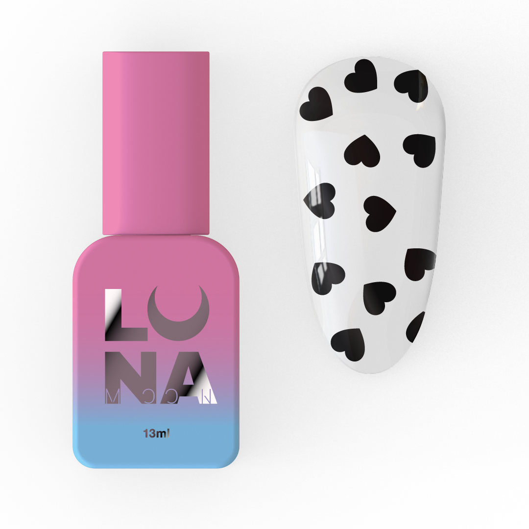 Luna Top Hybrydowy Romantic Black 13 ml