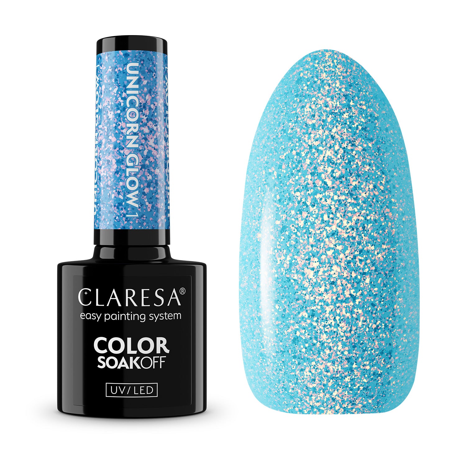 Claresa - Lakier Hybrydowy Unicorn Glow 1 5g