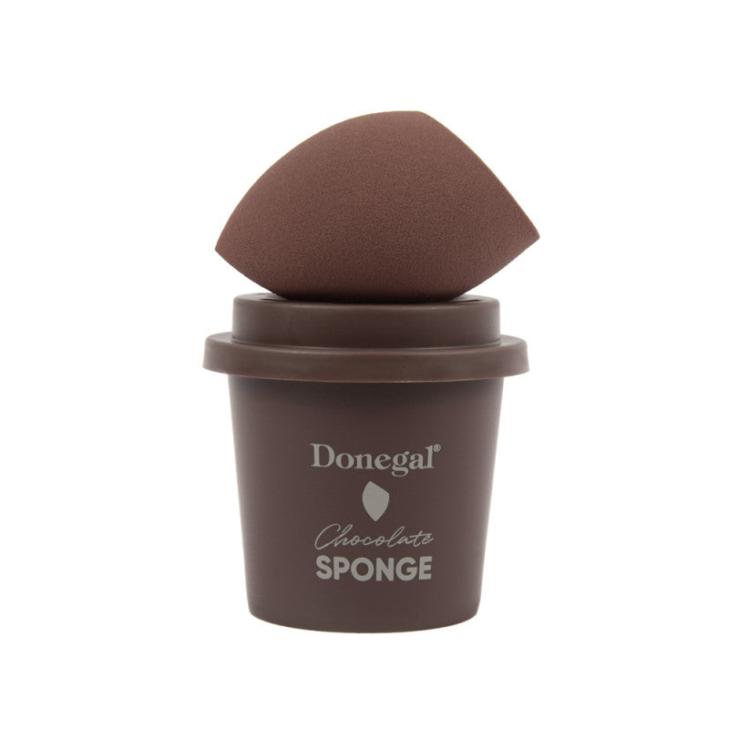 Donegal Chocolate Sponge - Gąbeczka Do Makijażu W Zestawie Z Etui