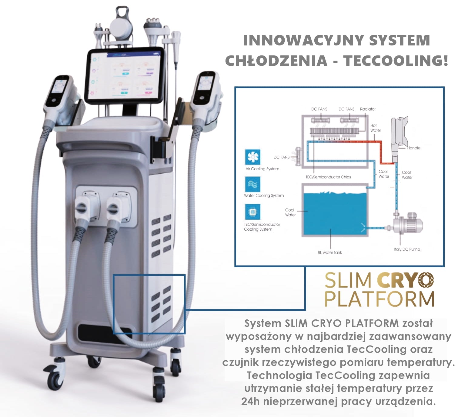 Urządzenie Kosmetyczne - Slim Cryo Platform