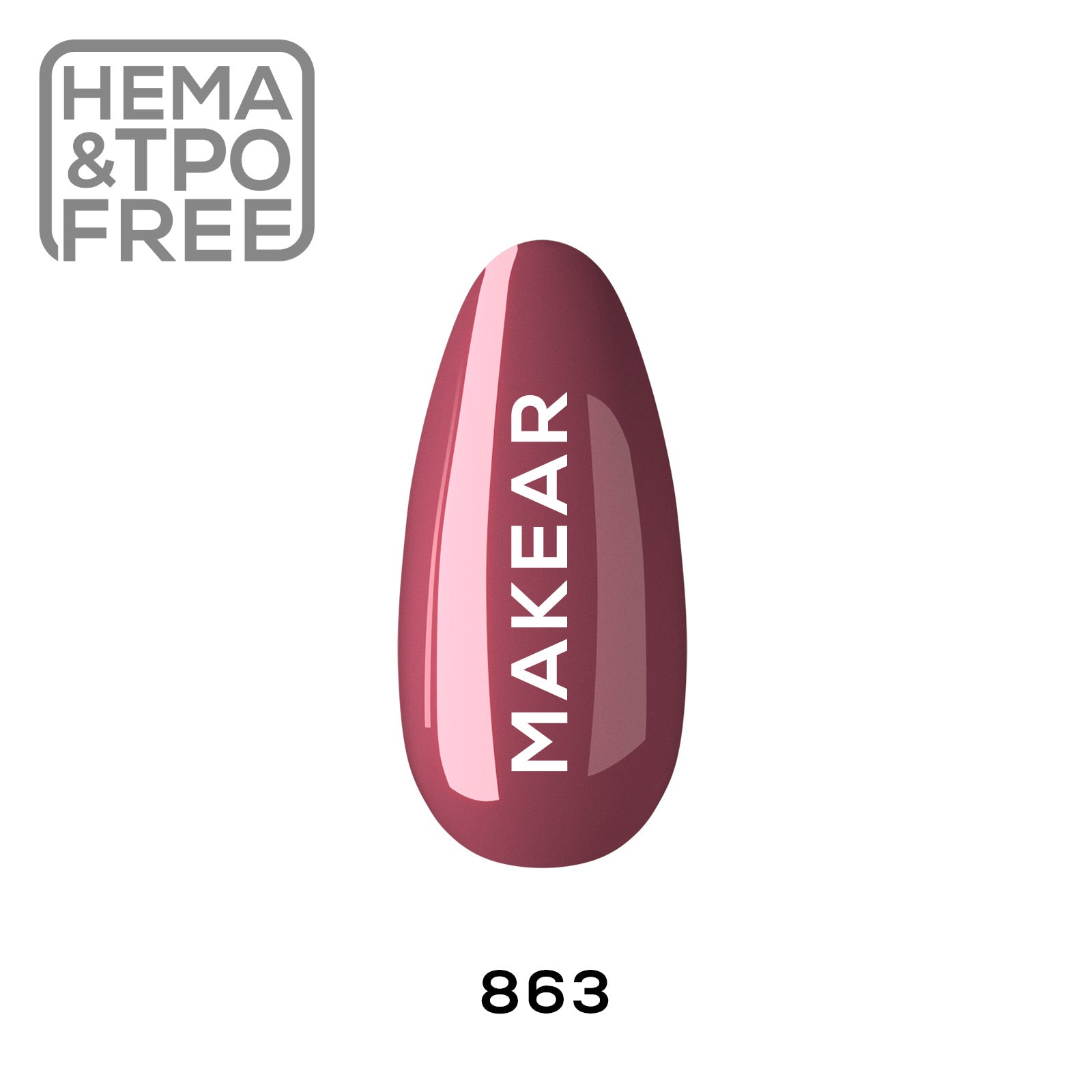 Makear Lakier Hybrydowy 863 Sweet Hit 8Ml