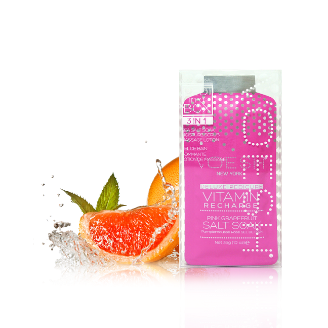 VOESH Vitamin Recharge Pedi In A Box Basic Zestaw Do Pedicure 3 Kroki