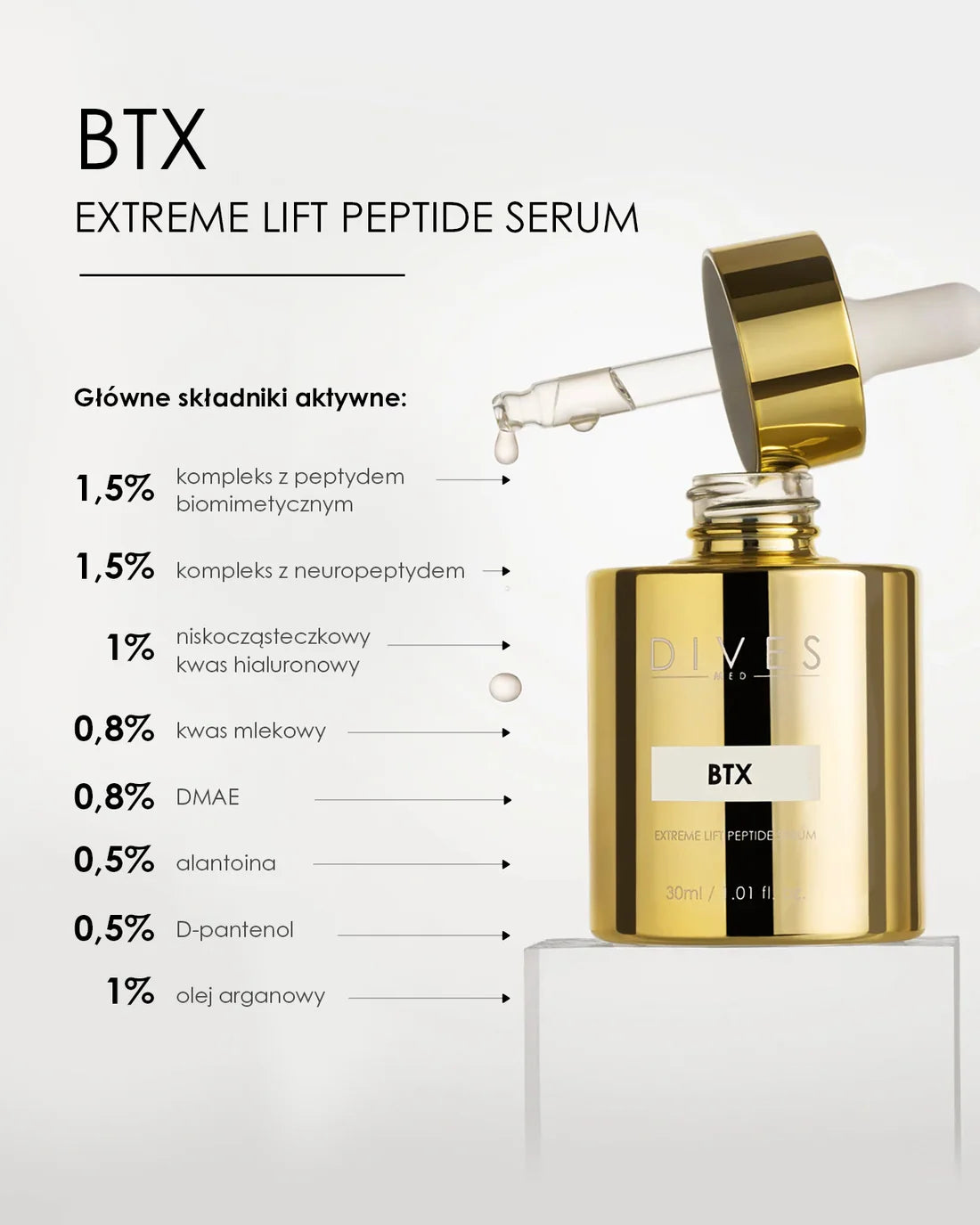 Dives Med BTX - Extreme Lift Peptide Serum 30ml