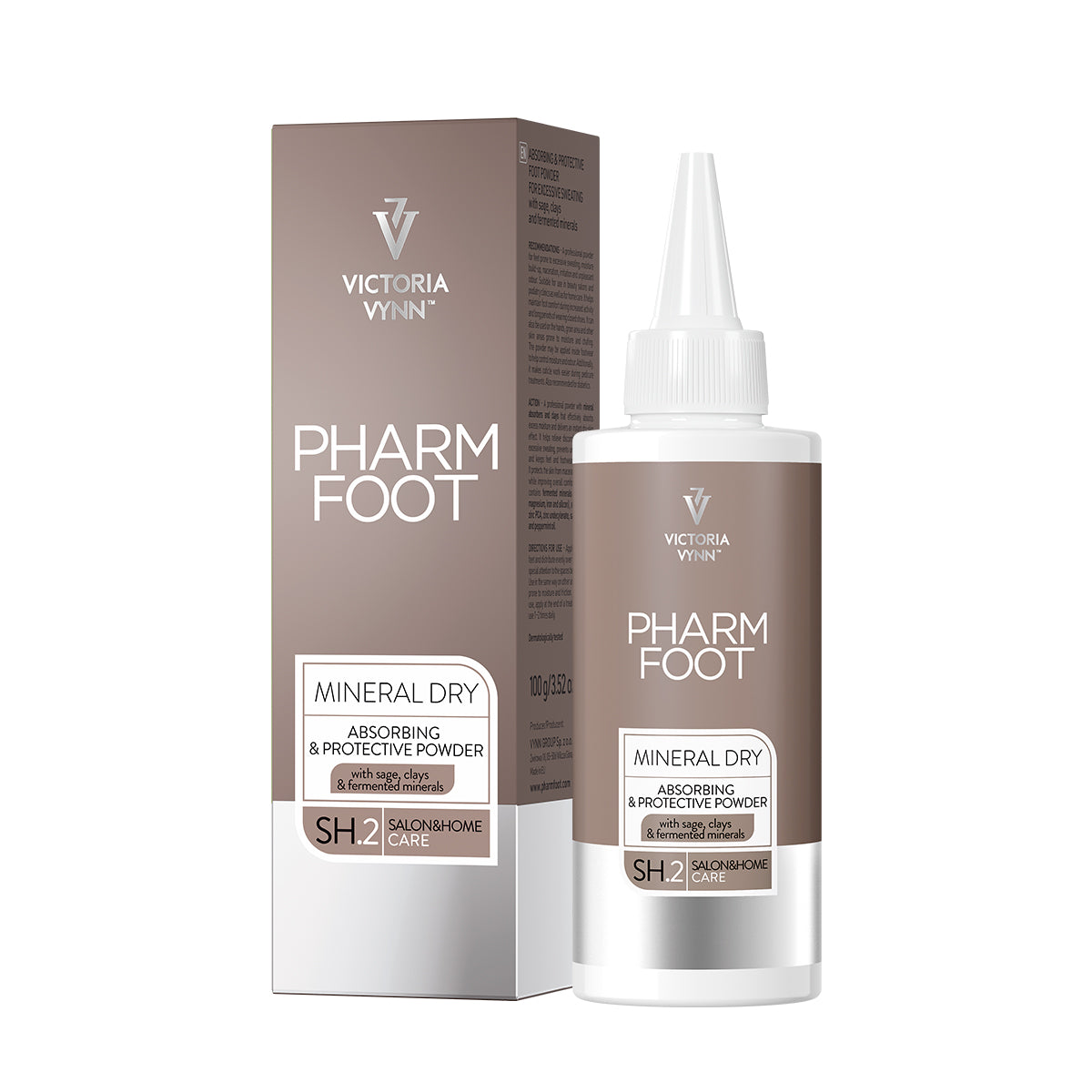 PHARM FOOT Mineral Dry zasypka absorbująco-ochronna do stóp z nadpotliwością 100 g