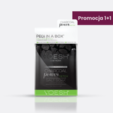 VOESH Charcoal Power Detox Pedi In A Box Deluxe Zestaw Do Pedicure 4 Kroki