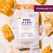 VOESH Honey Oatmilk Nourish Pedi In A Box Deluxe Zestaw Do Pedicure 4 Kroki