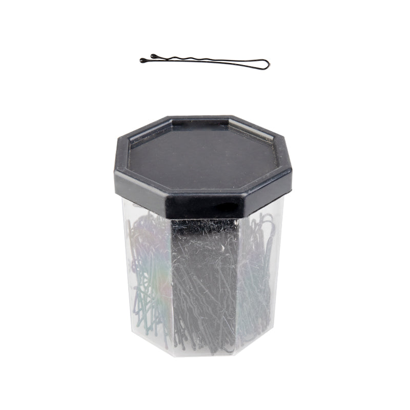WSUWKI FRYZJERSKIE DO WŁOSÓW E-62 150 SZT 4,9CM CZARNE
