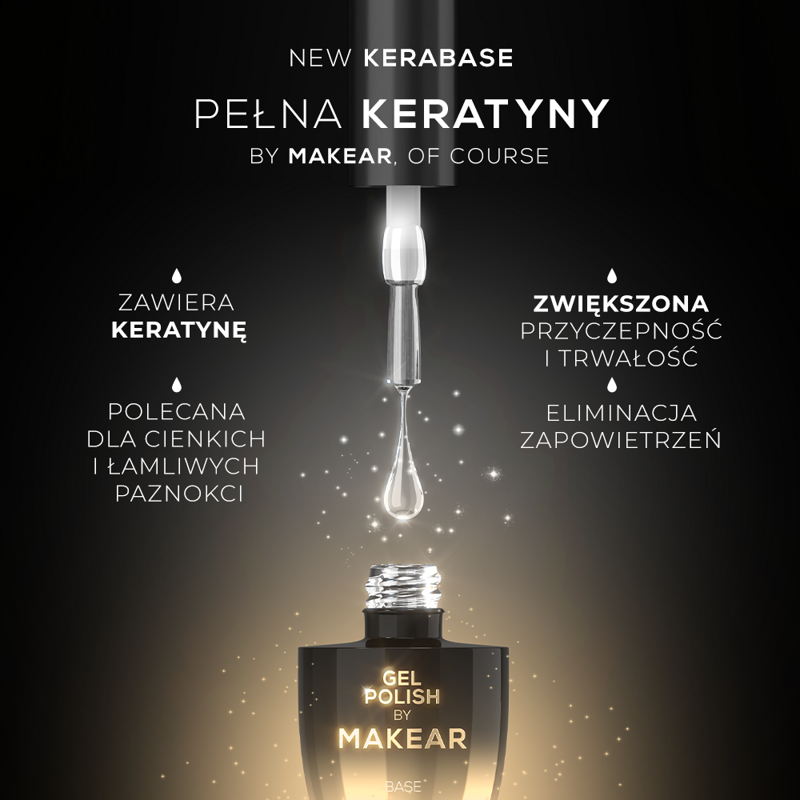 Makear Kera Base - Wzmacniająca Baza Keratynowa Hemafree
