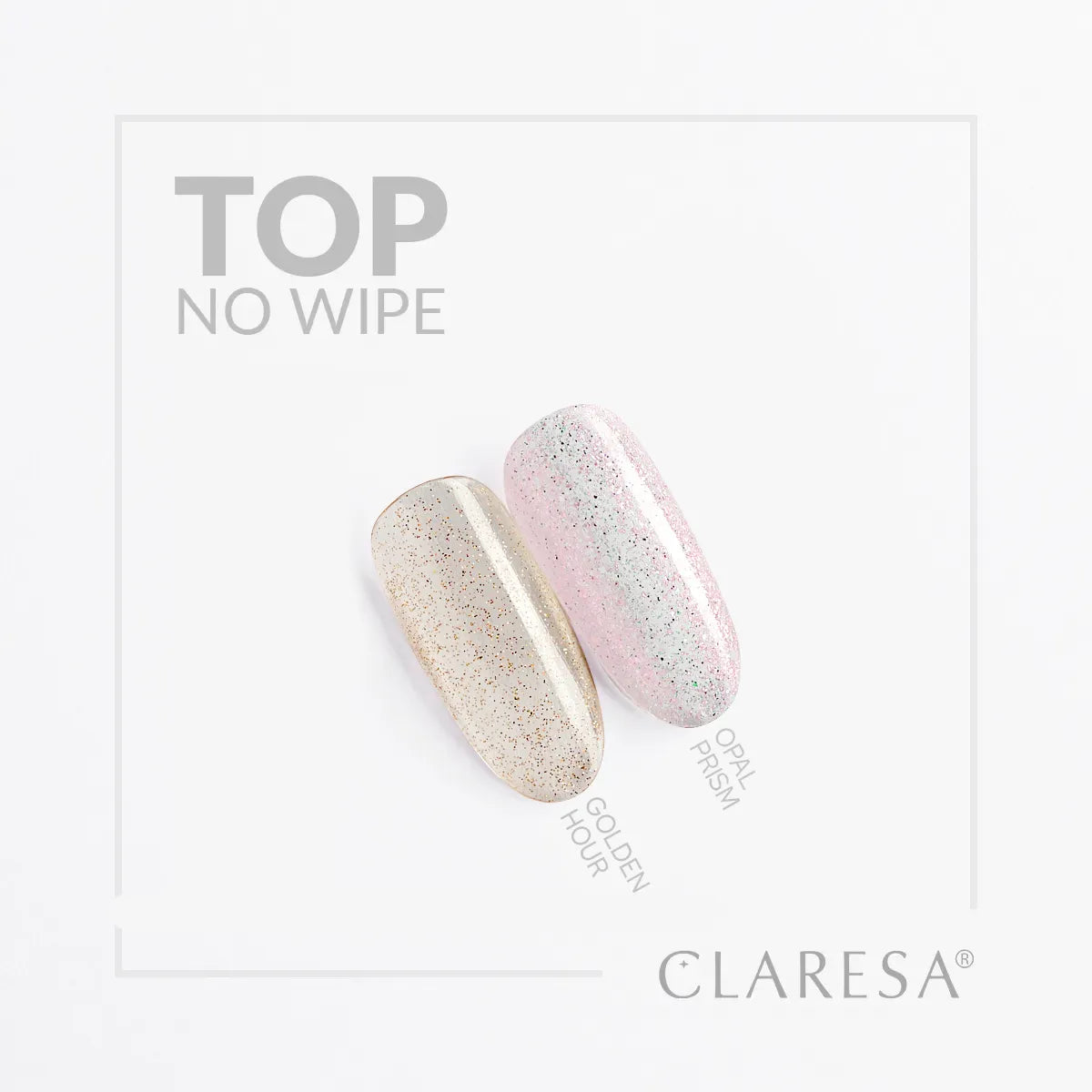 Claresa Top hybrydowy No Wipe Golden Hour 5 g