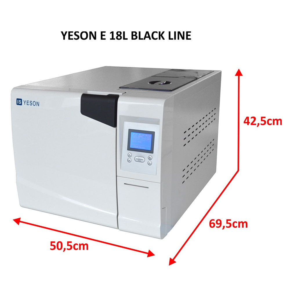 Autoklaw Yeson serii E 18L BLACK LINE