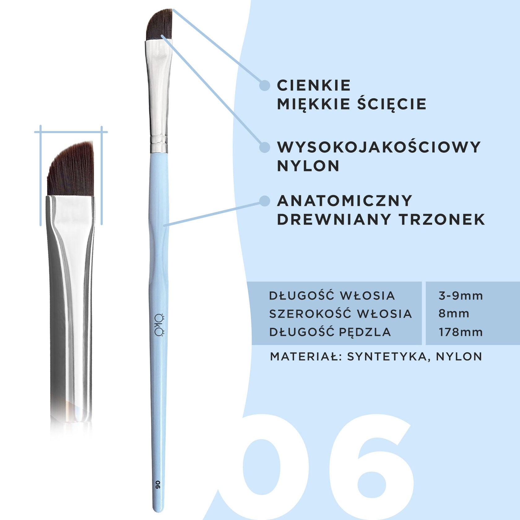 OKO Zestaw Pędzli "Flawless Brushes Flawless Brows"