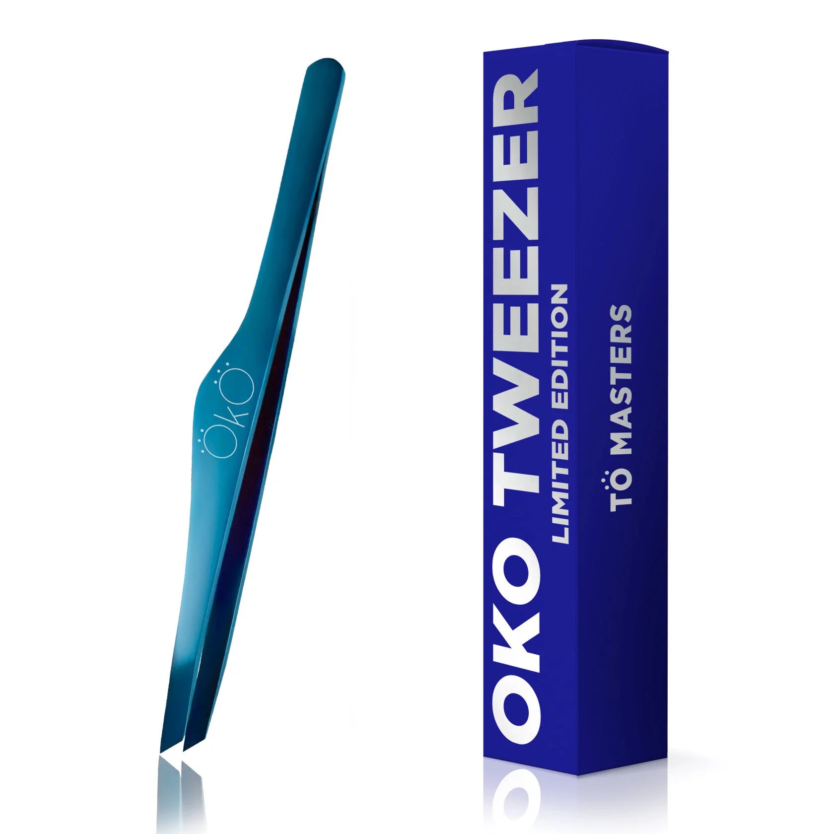 OKO Pęseta Do Brwi Skośna Blue Magic Premium