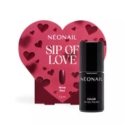 NeoNail Zestaw Sip Of Love Lakier Hybrydowy Wine Red 7,2 ml