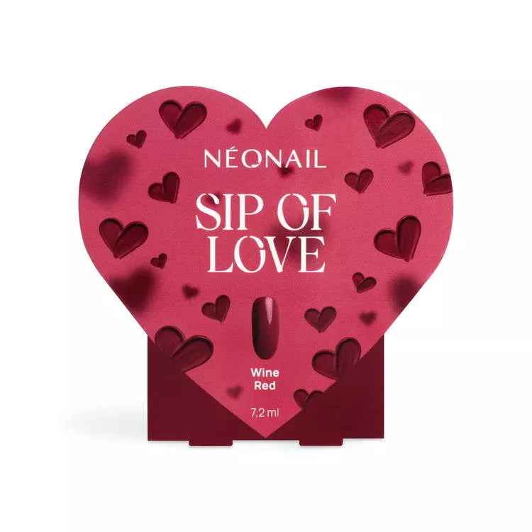 NeoNail Zestaw Sip Of Love Lakier Hybrydowy Wine Red 7,2 ml